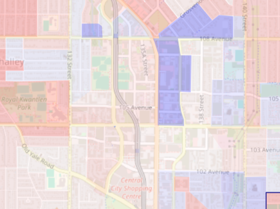 screenshot of election-day results viewer
